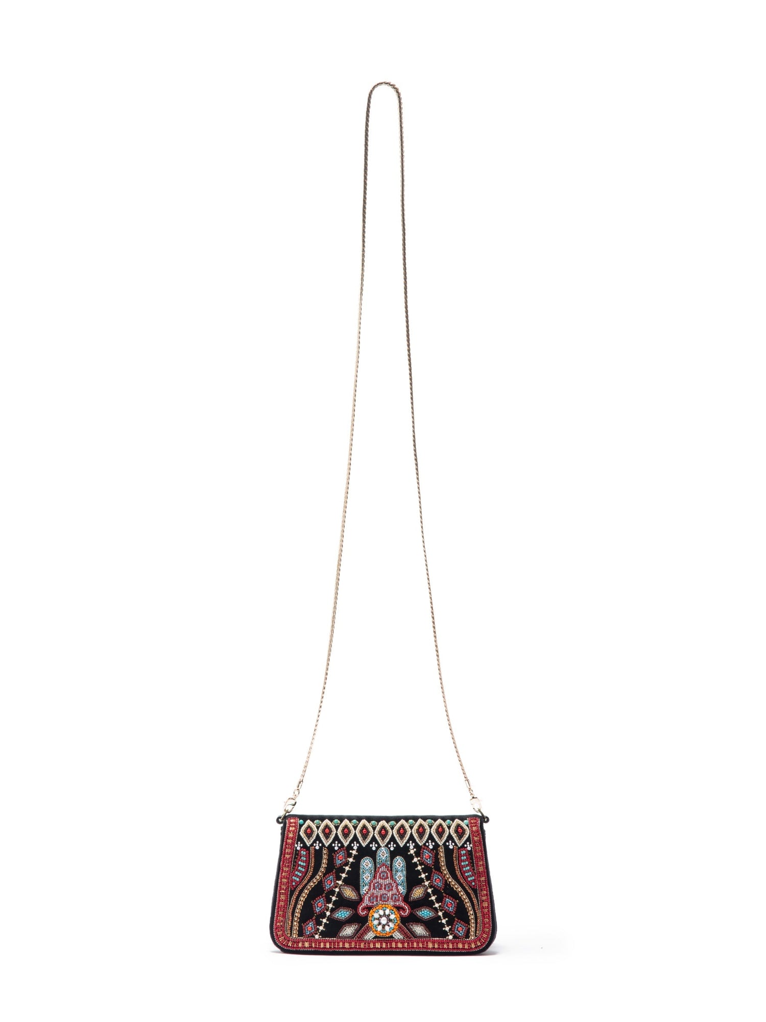 Chain Bag - Medium | Black/Brown Multi