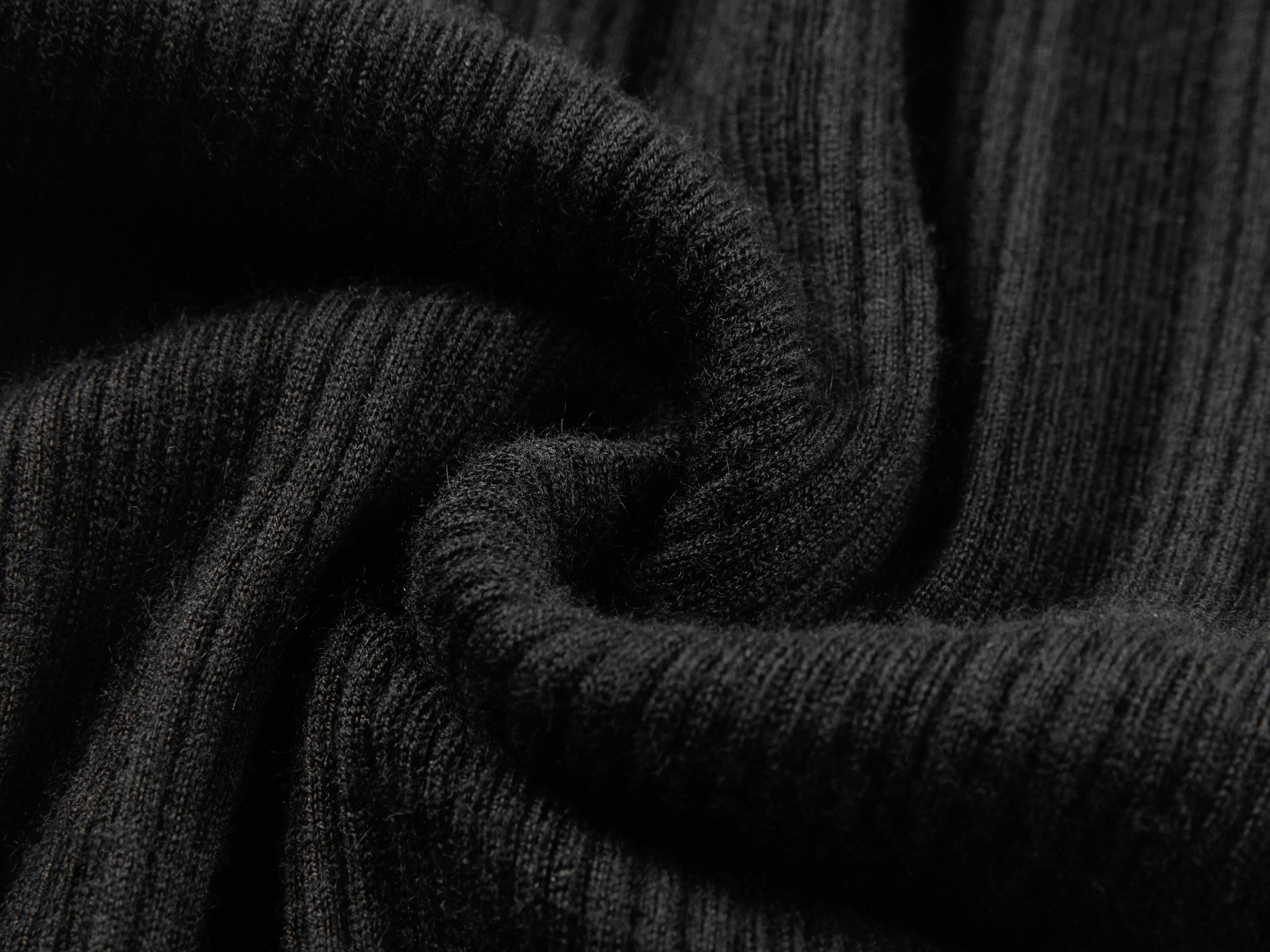 Long Sleeve Knit Top | Black