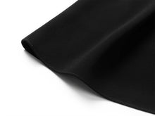Triacetate A-Line Skirt | Black