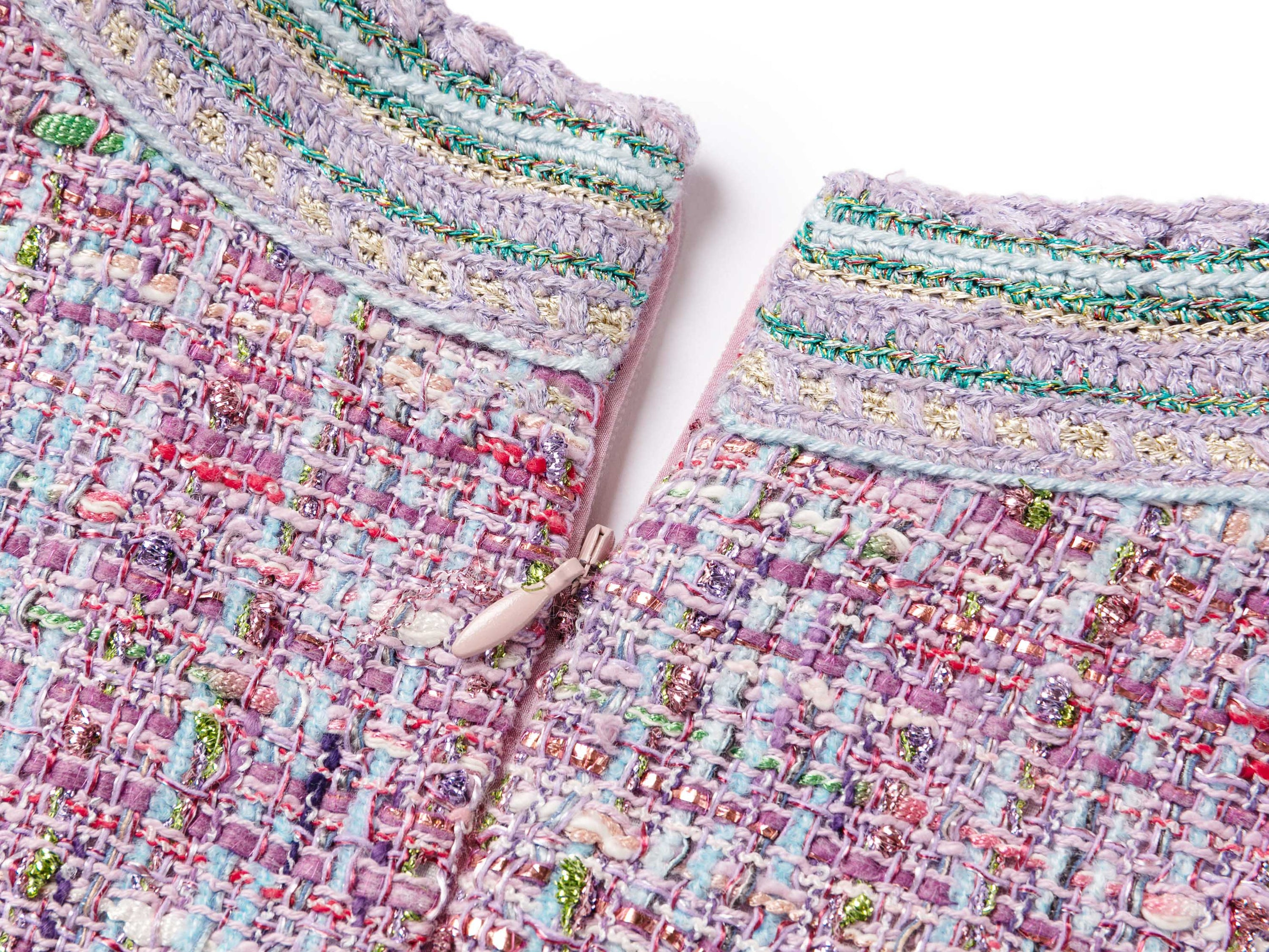 Tweed Dress | Purple