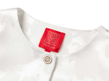 Mulberry Silk Embroidered Jacket | White