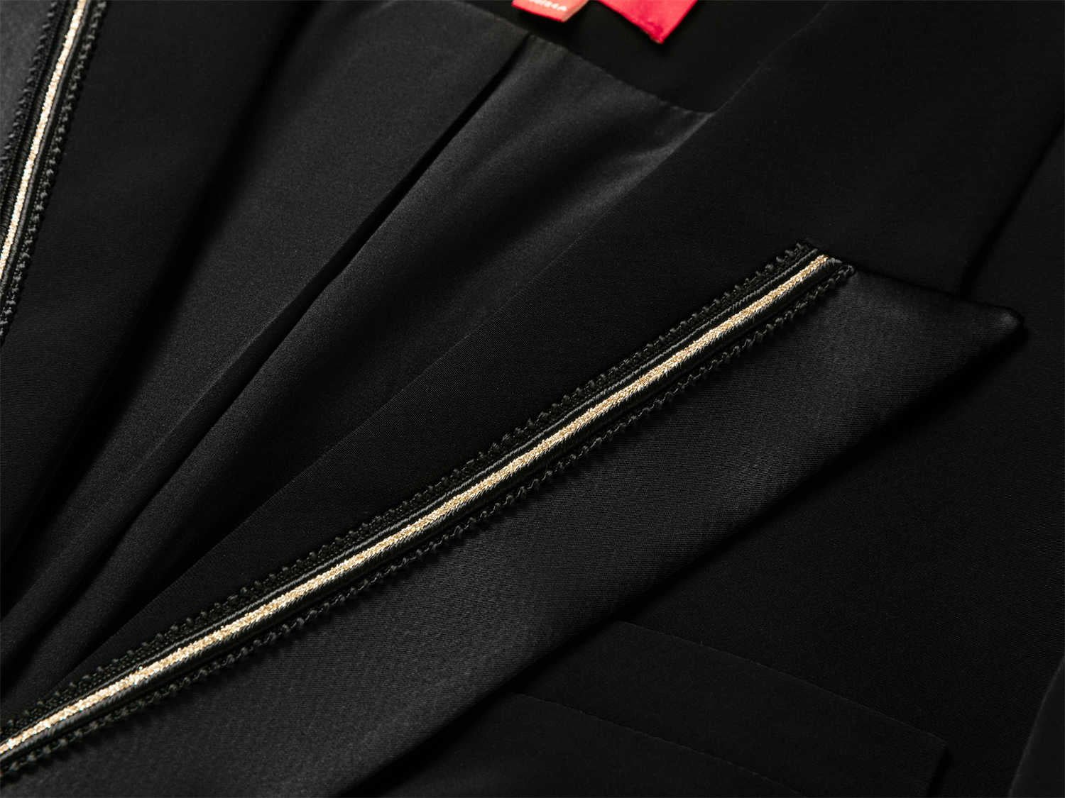 Triacetate Suit Jacket | Black