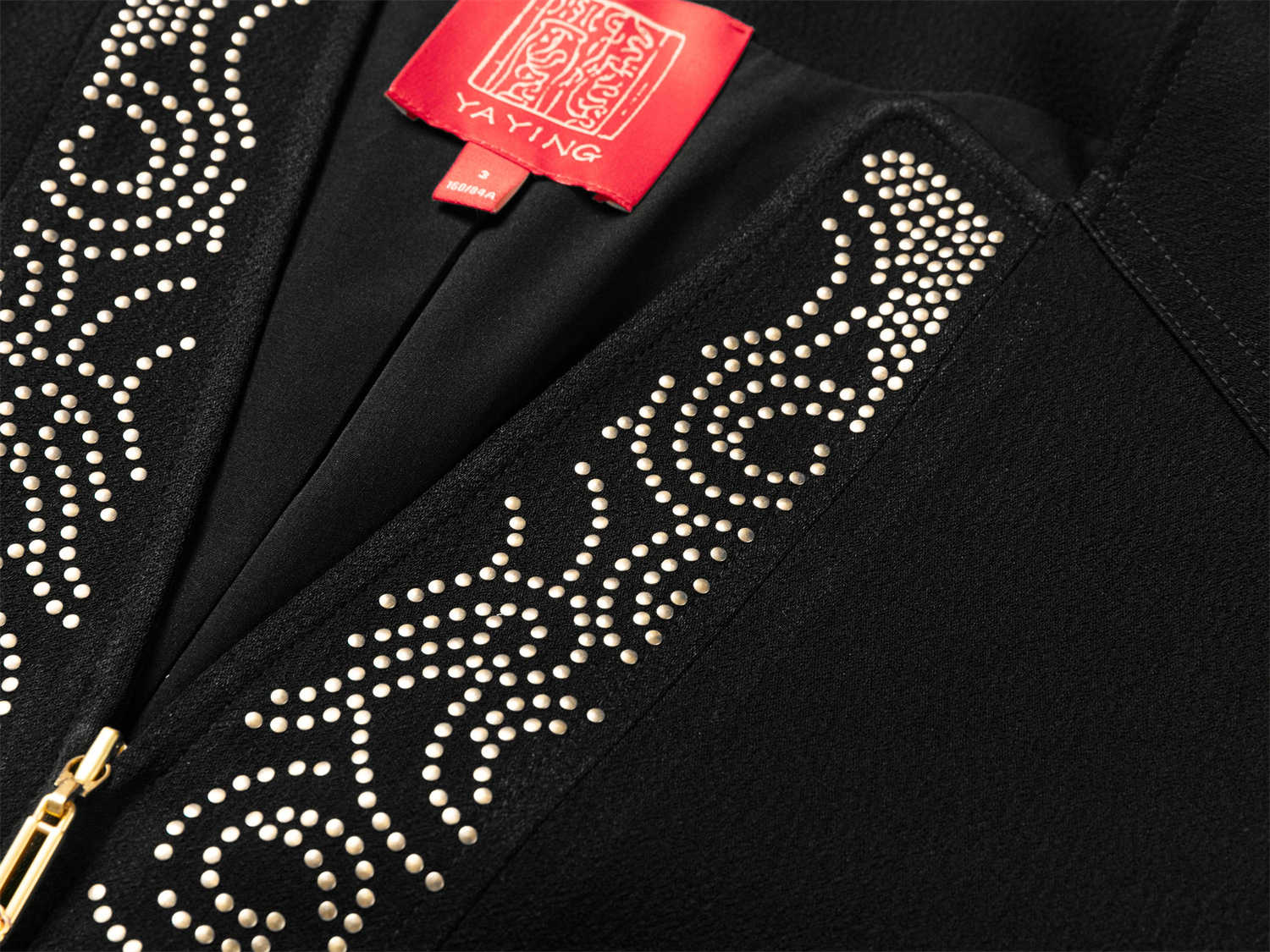 Rhinestone Embellished Suit Jacket | Black