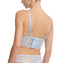 Sheer Seduction Corset | Touch The Sky (Blue)