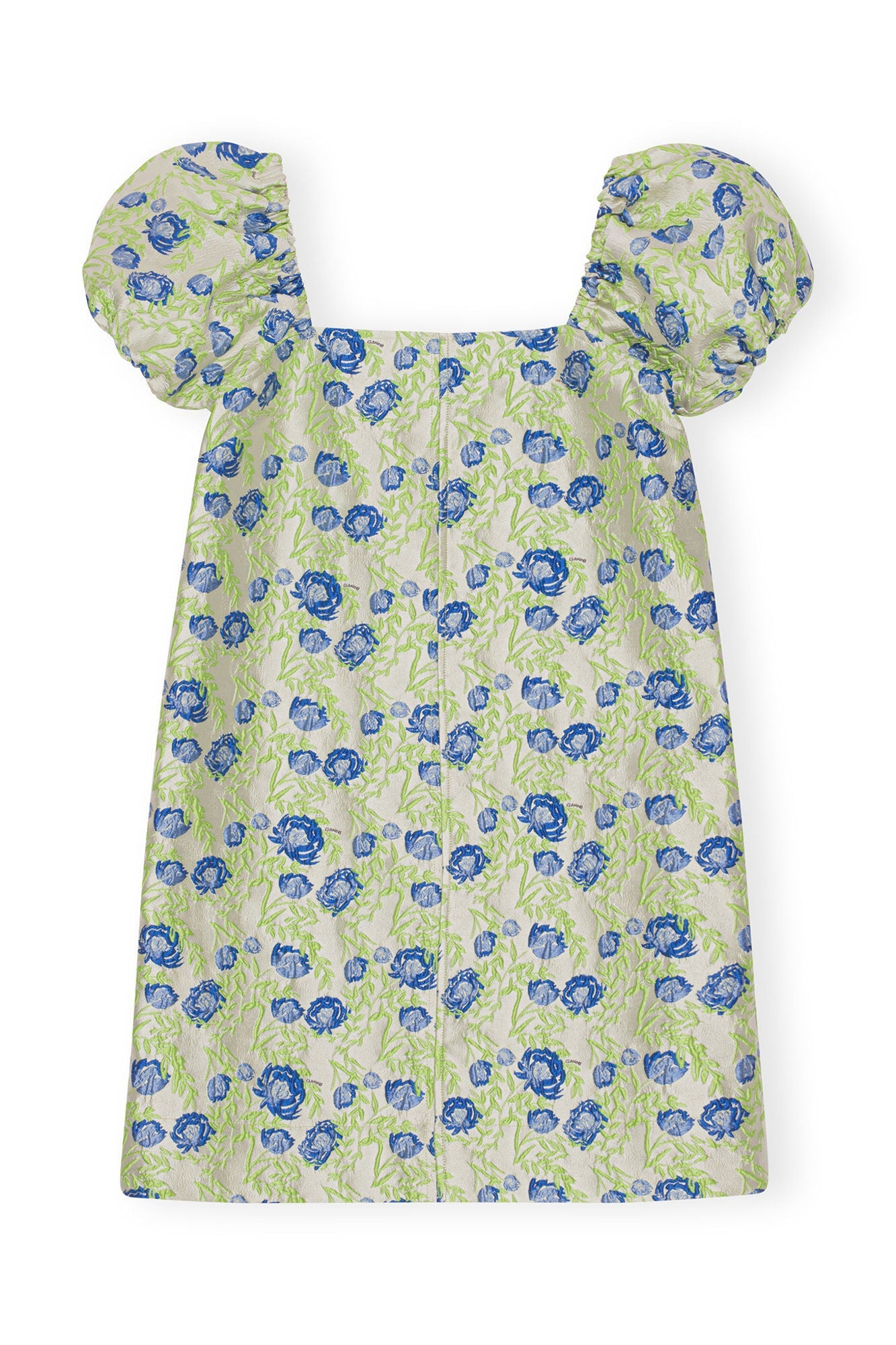 3D Jacquard Mini Dress | Oyster Gray