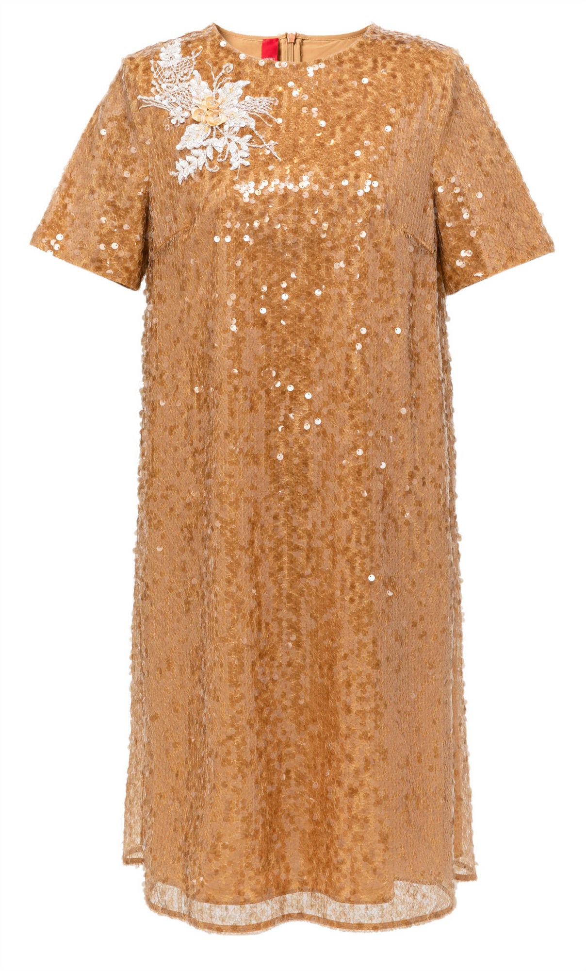 Chinese-style Loose Fit Dress | Golden