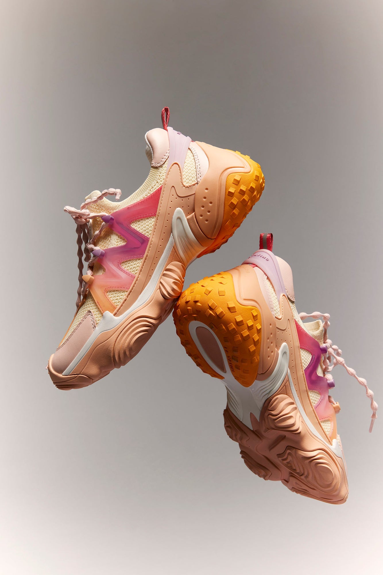 Light Colorful Running Shoes | Orange