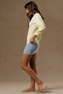 Women | Vintage Waffle Mini | Sky Blue Mineral Wash
