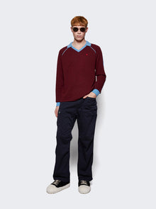 Men | FILA+ | Line Squadra Knit Top | Burgundy