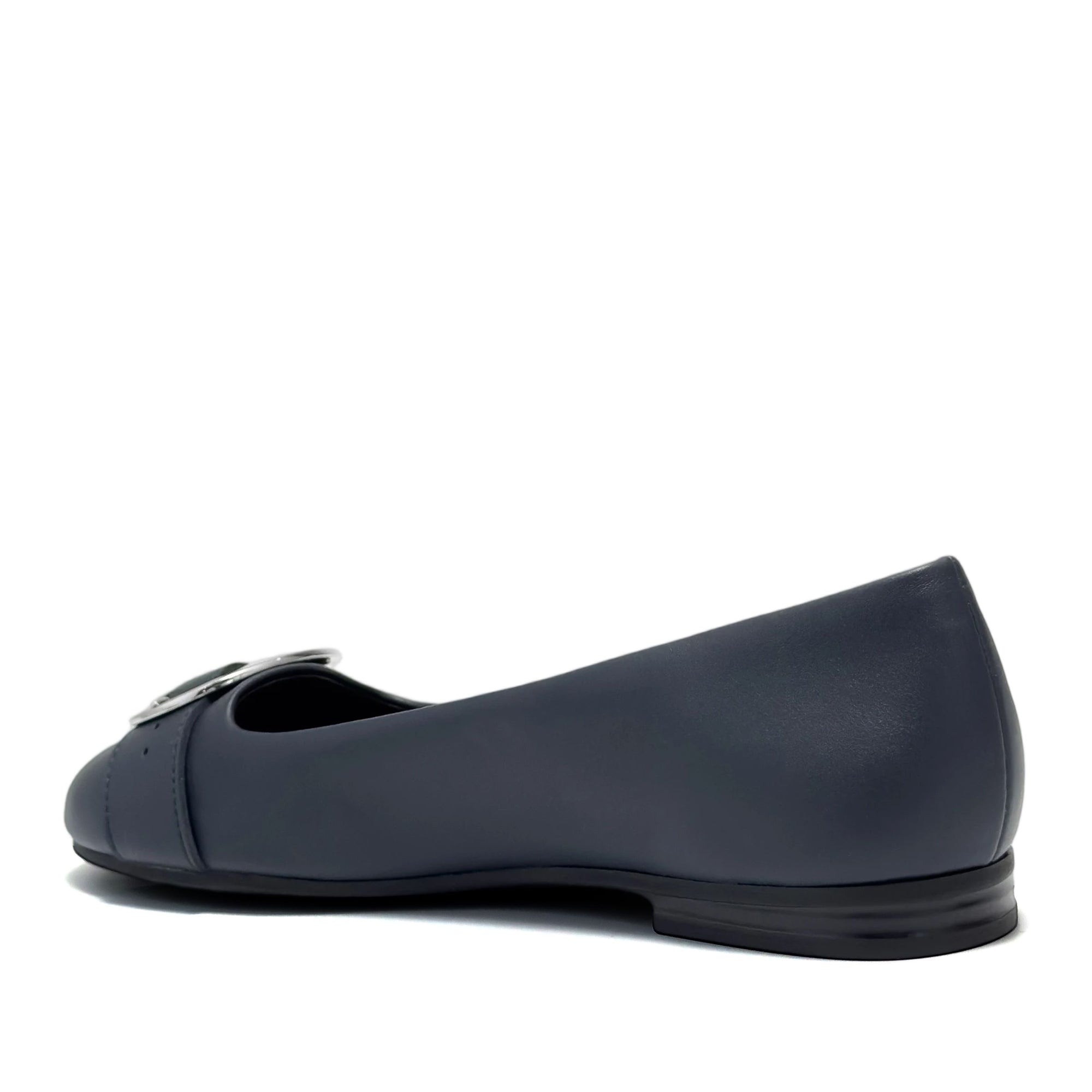 Paradise Casual Flat | Navy Faux Soft Nappa