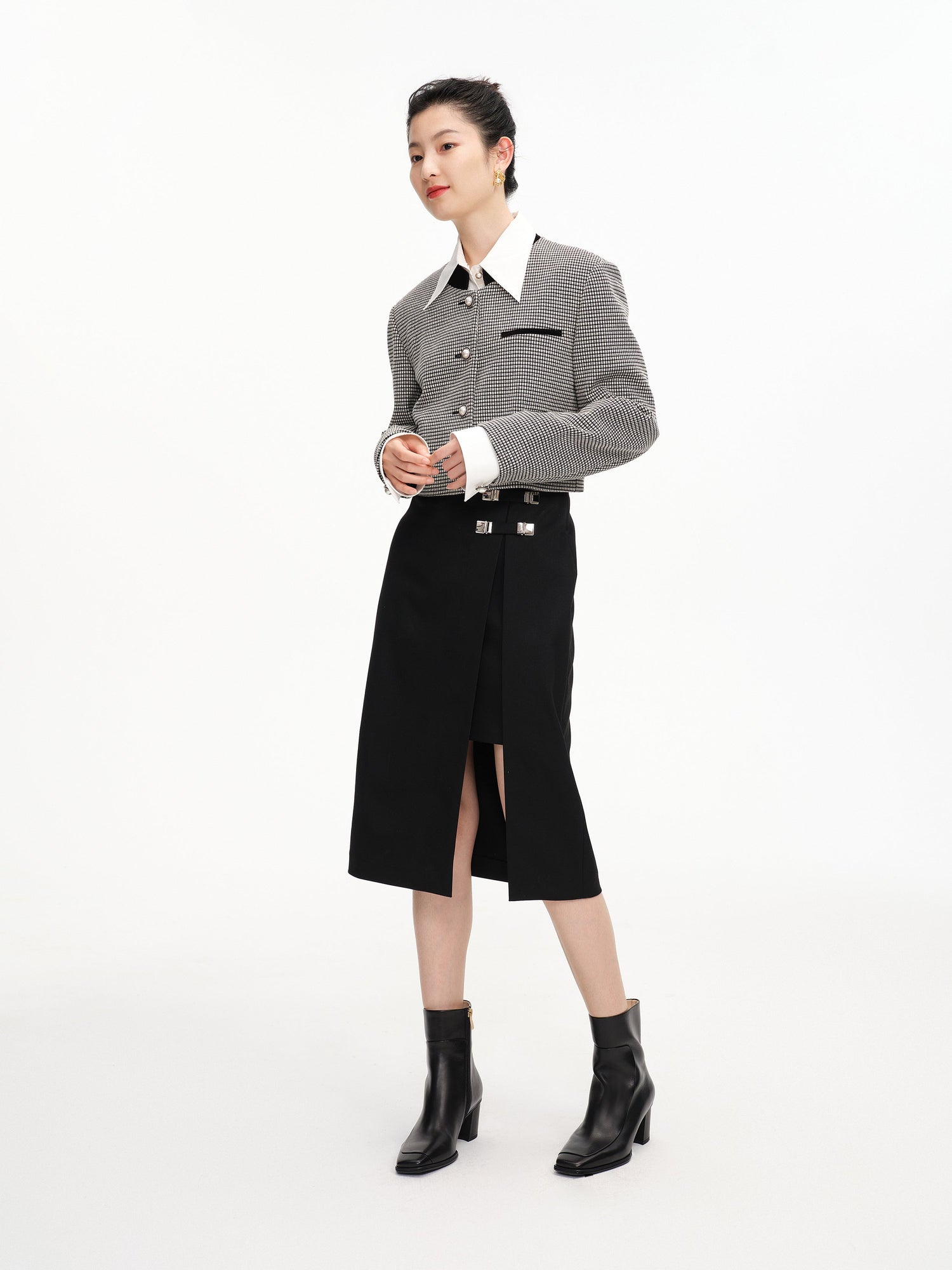Square Toe Boots | Black