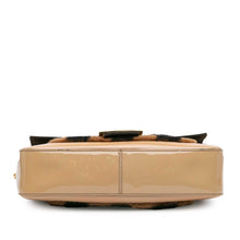 Fendi | Pre-Owned Shearling Pequin Baguette Satchel | Brown/Beige