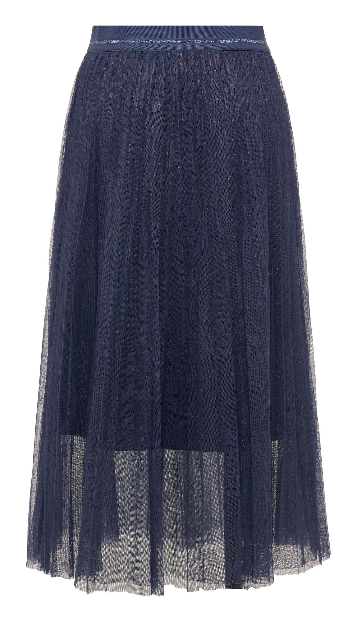 Mesh Skirt | Navy