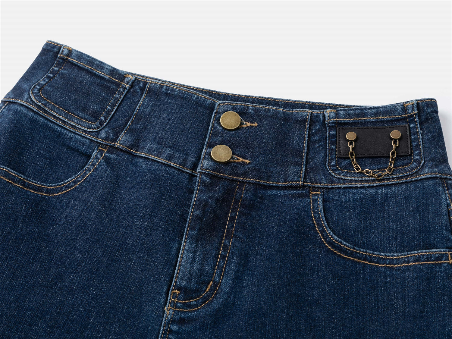 Straight Leg Pants | Blue