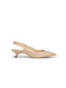 Pointed-Toe Heel | Camel