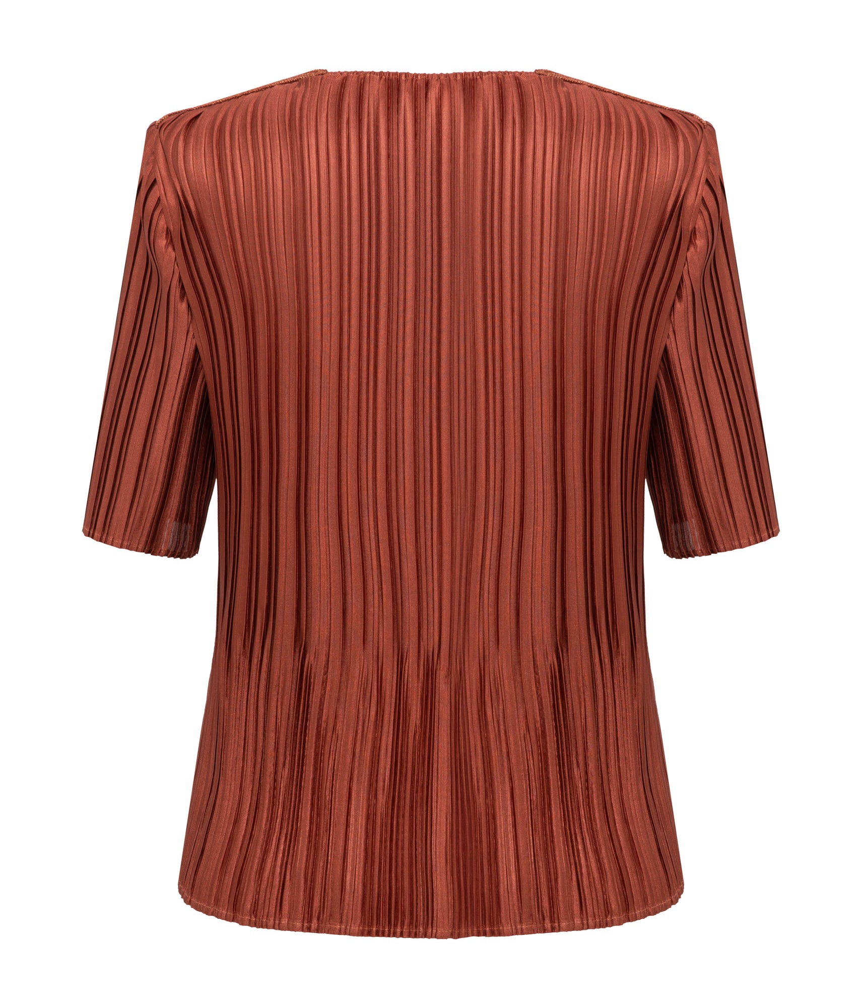 Short Sleeve Top | Wine Red