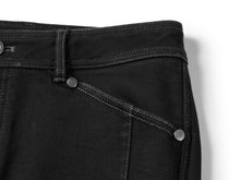 Straight Leg High-Waisted Flared Jean | Black