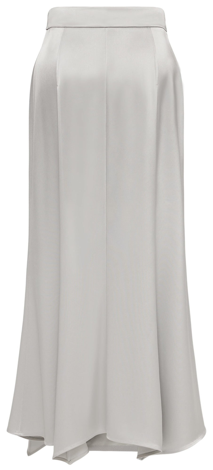 slim midi skirt | Grey