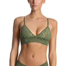 Signature Lace Padded Bralette | Herb Green