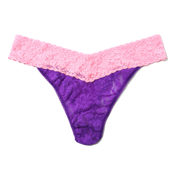3-Pack Original Rise Thongs | Royal Purple/Celestial Blue/Pink - Sugar Rush Pink/Wild Violet - Sugar Rush/Turquoise