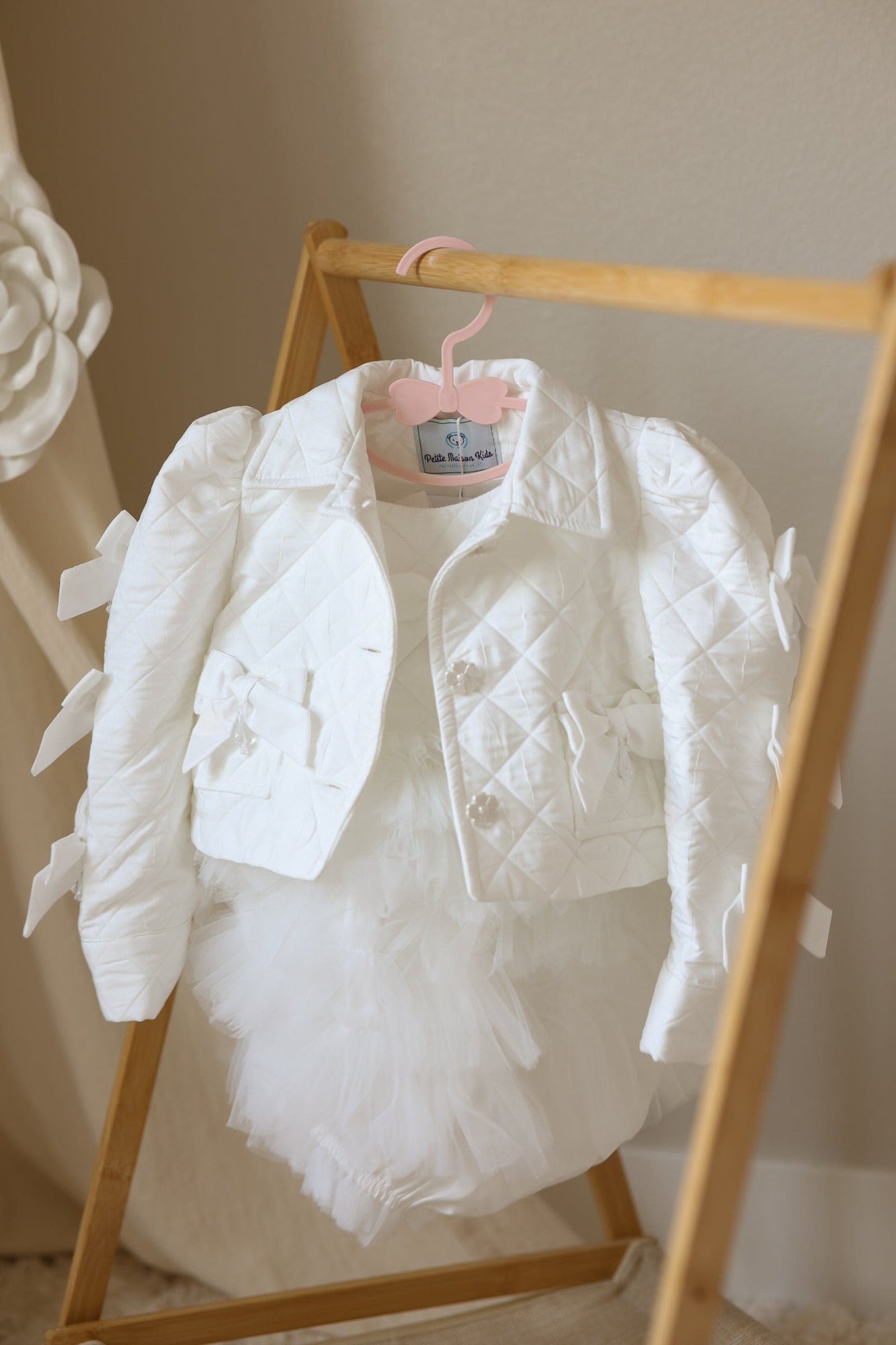 Girl | Poppy Quilted Jacket | White