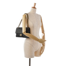 Chanel | Pre-Owned Medium Quilted Lambskin Double Flap | Black