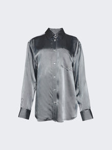 Women | alexanderwang | Button Up Boyfrined Shirt Oxford | Blue