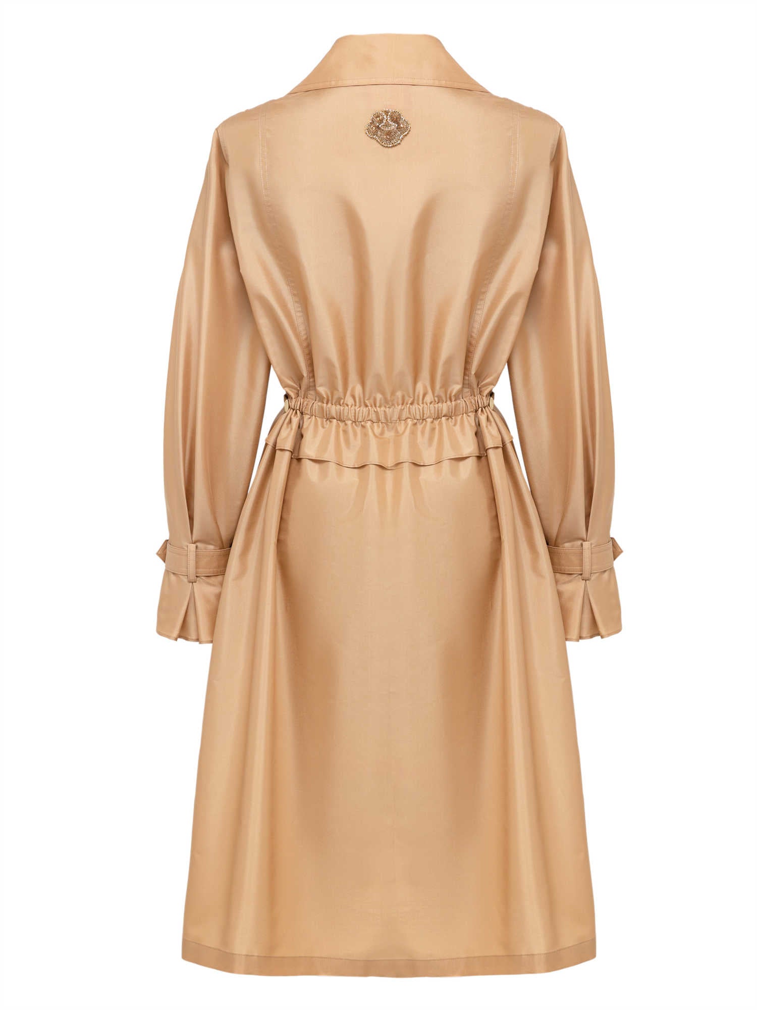 Mulberry Long Trench Coat | Khaki