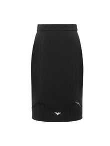 Wool Skirt | Black