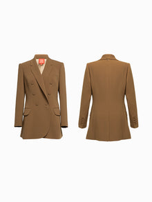 Fitted Blazer | Brown