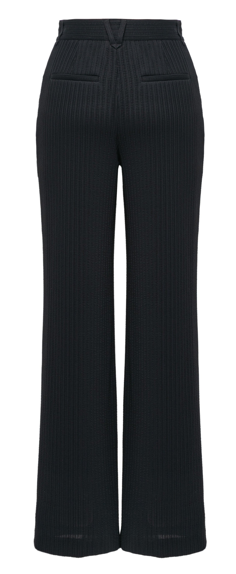 Stretch Denim Suit Pant | Black