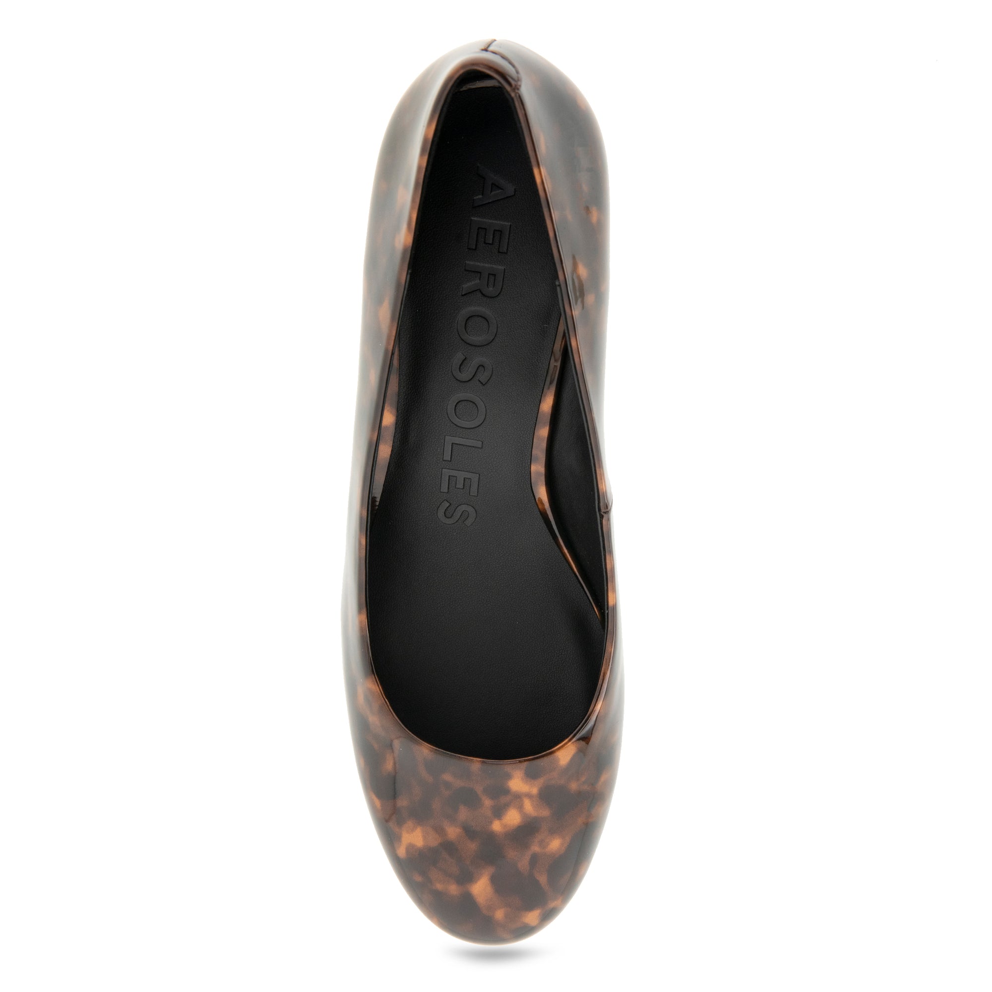 Ebel Dress Pump | Java Multi Tortoise Faux Patent