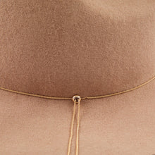 Sandy Wool Felt Fedora | Camel