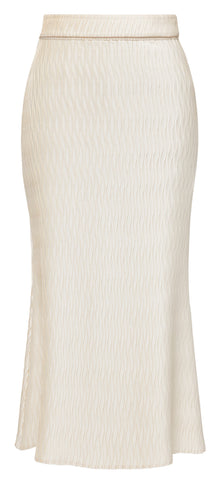 High-Waist Skirt | Beige
