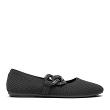 Alanisette Casual Flat | Black Knit