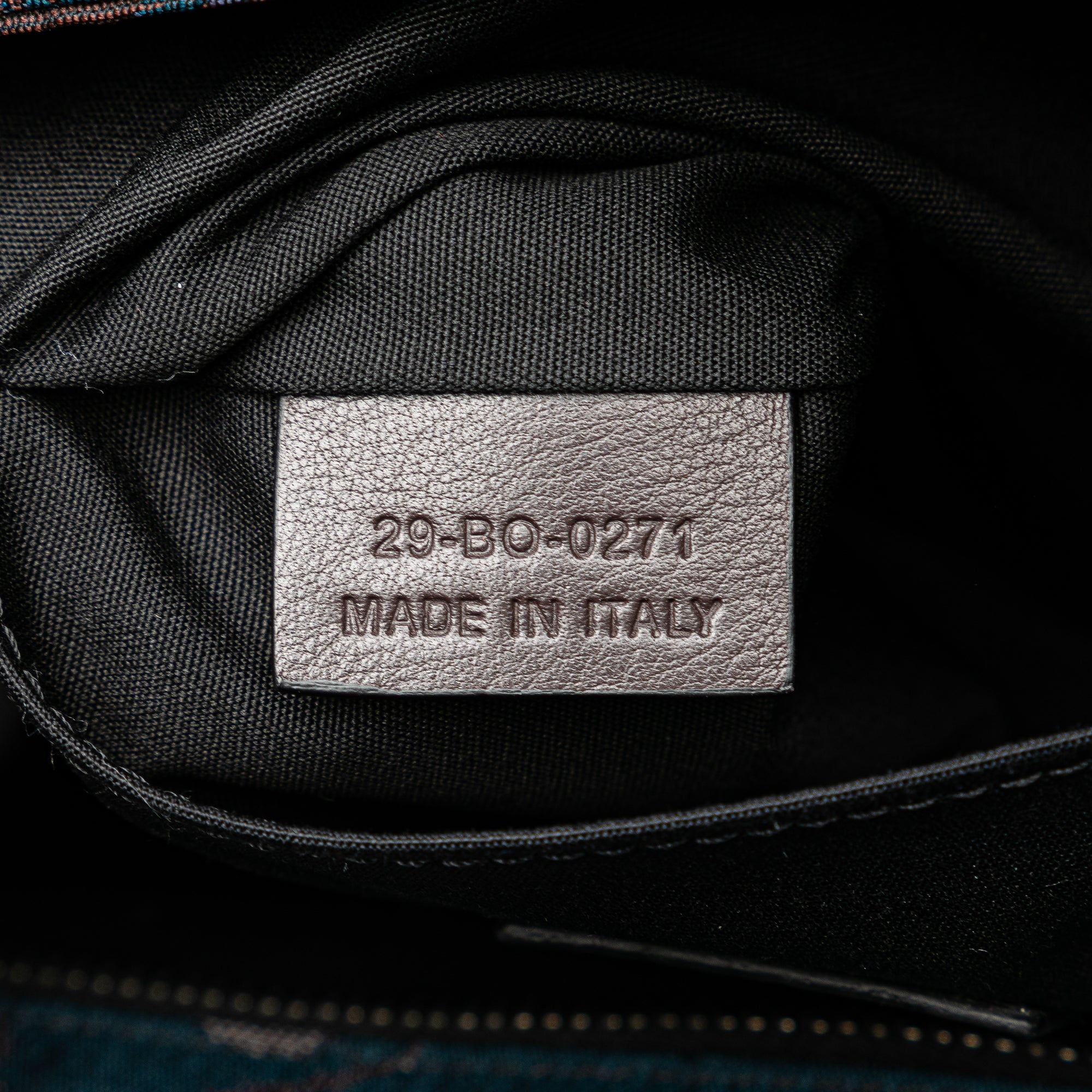 Dior | Pre-Owned Peter Doig Denim Camouflage Soft Saddle Bag | Brown