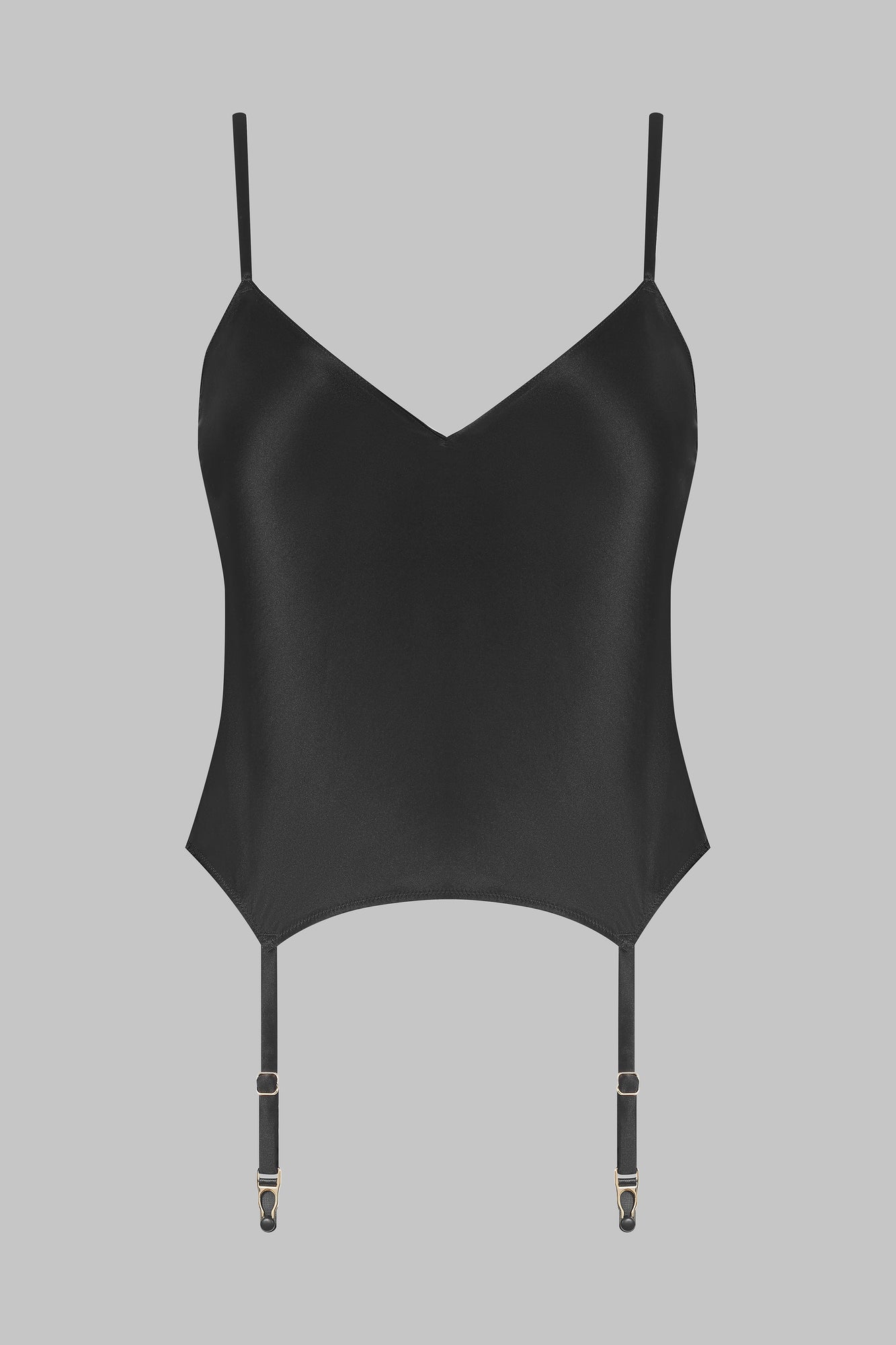 Tank Top With Suspenders - Rendez-Vous | Black