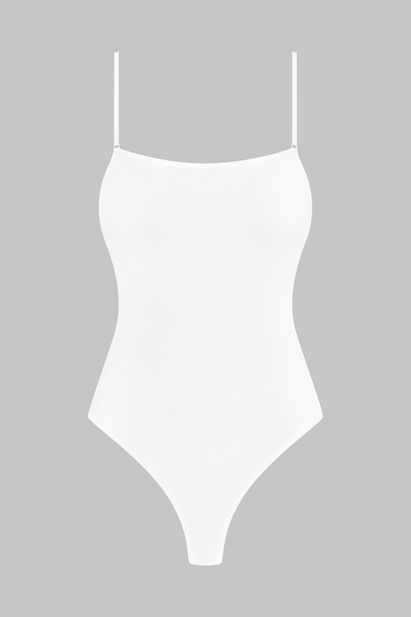 Thong Body Straps - La Femme Amazone | White