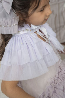 Girl | Ariel Victorian Tulle Cape | Lavender