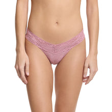 Flora Lace Low Rise Thong | Mauve Orchid (Pink)