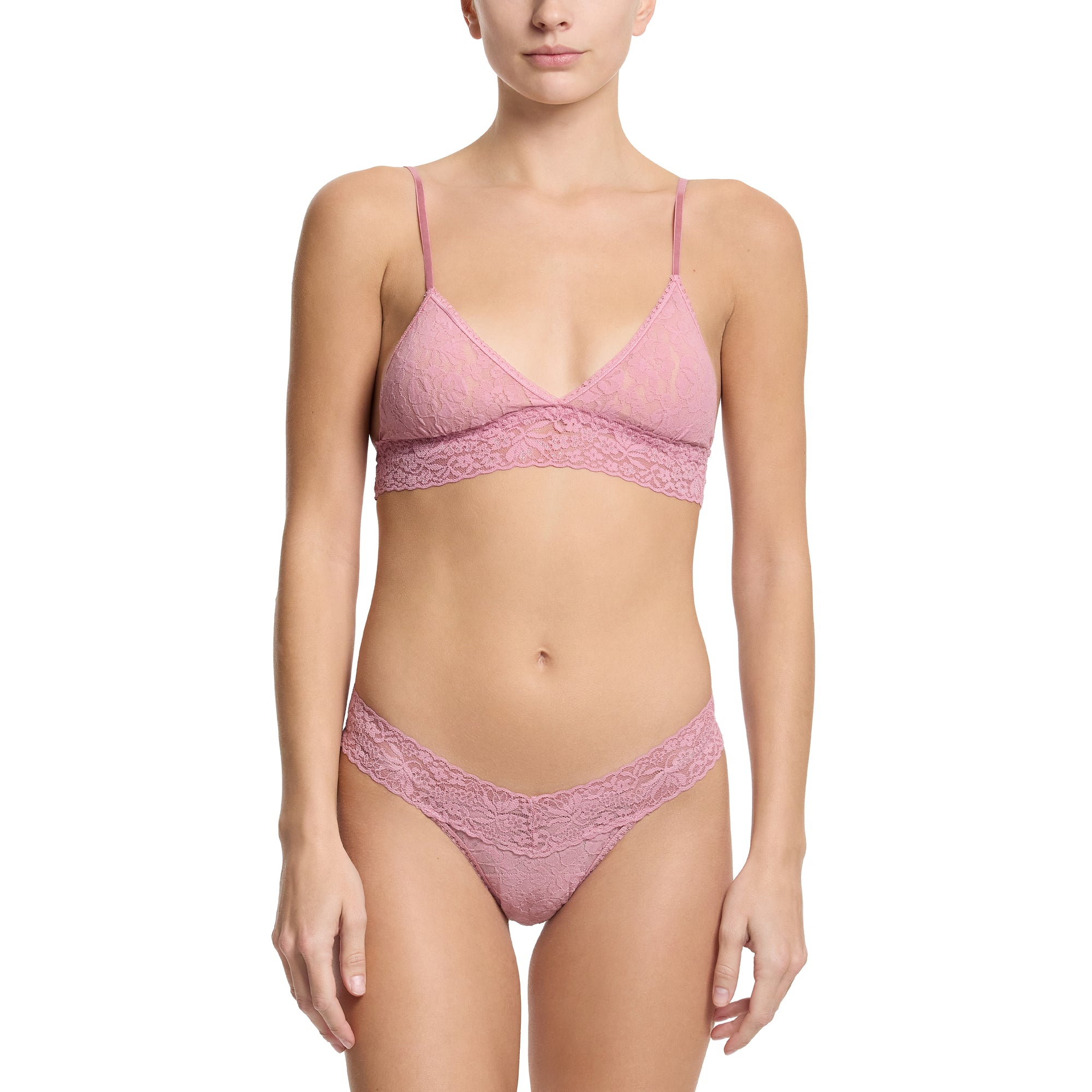Flora Lace Bralette | Mauve Orchid (Pink)