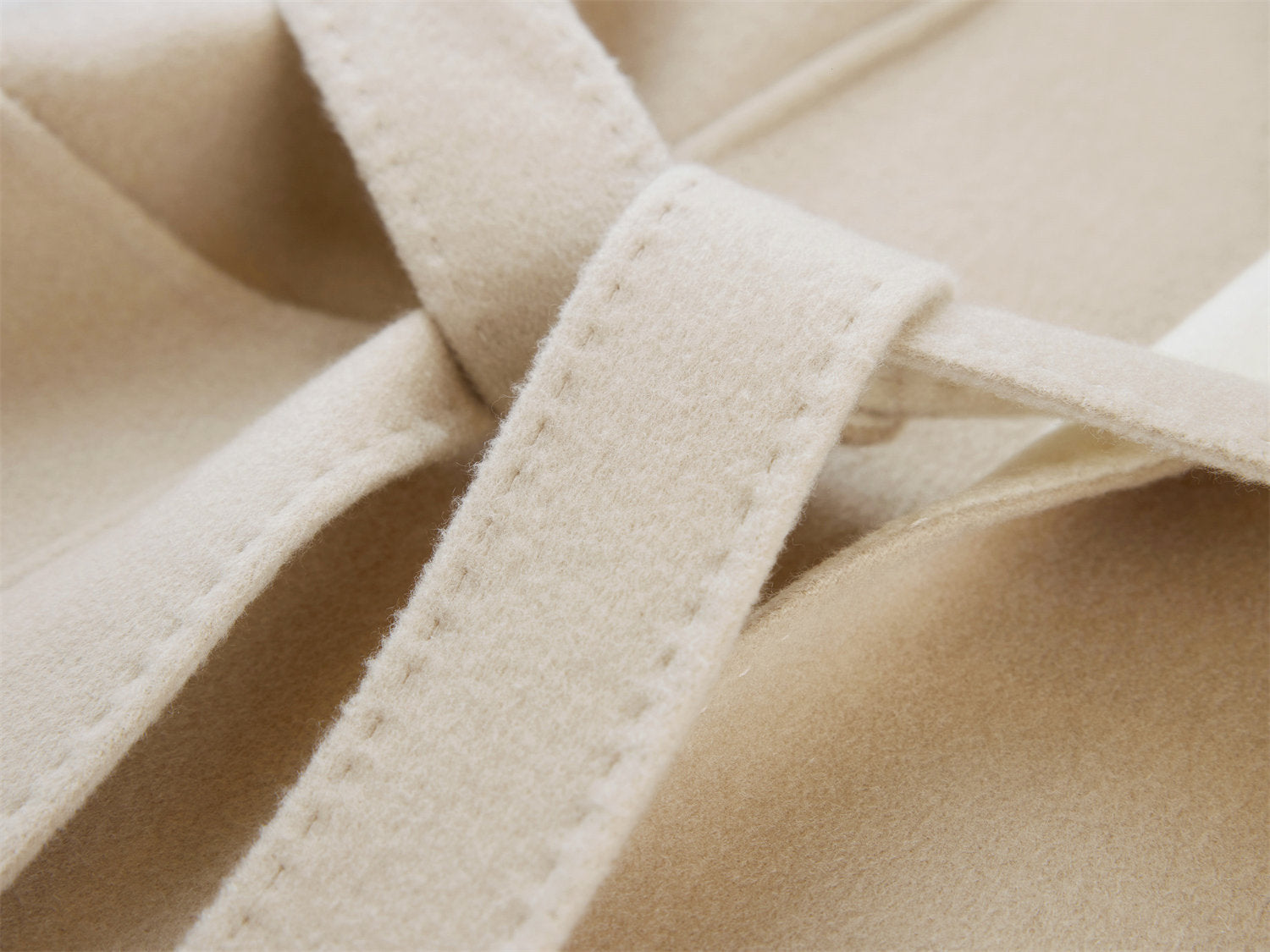 Loro Piana Long Lapel Coat | Beige