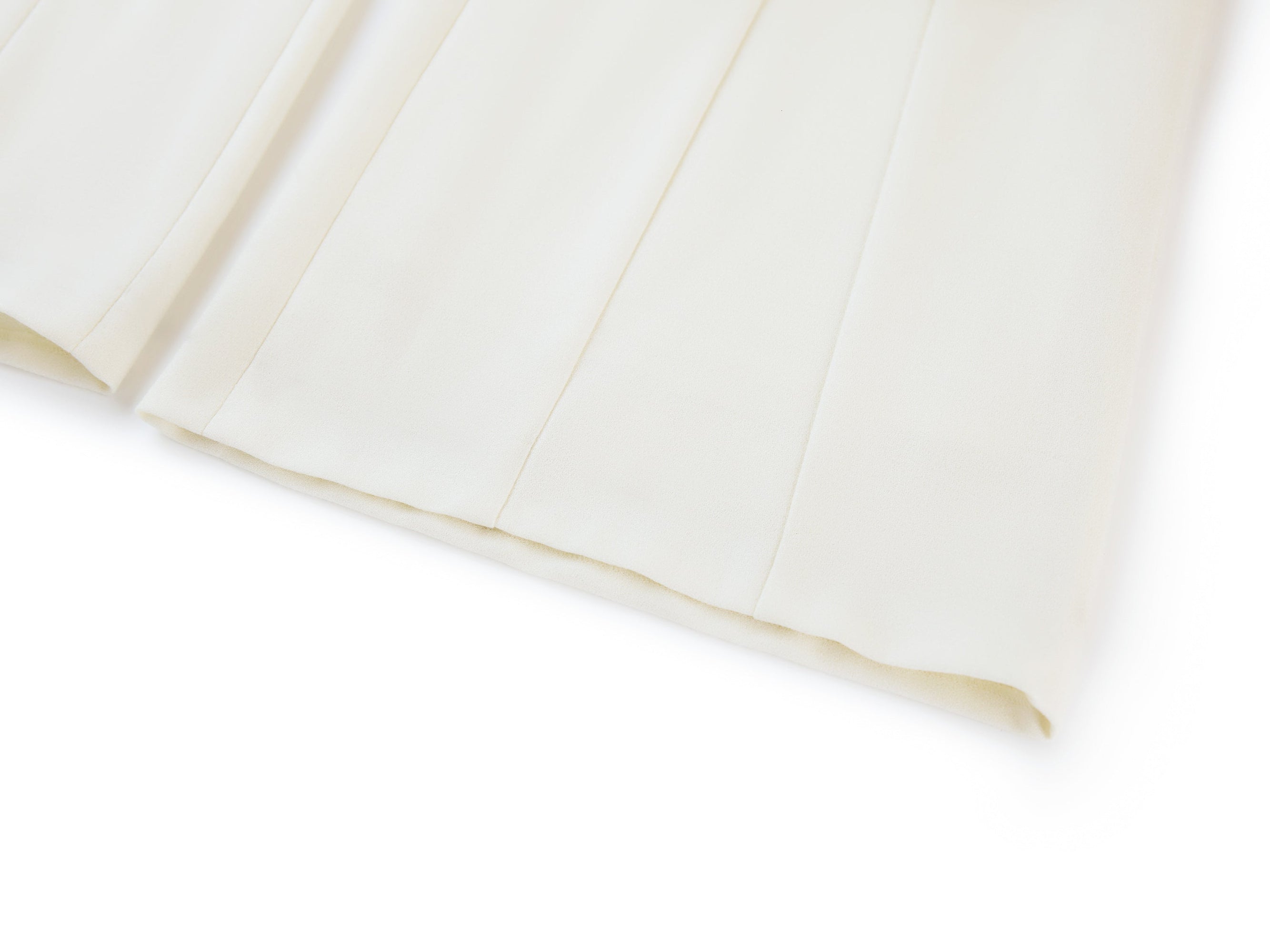 High-Waisted Wide-Leg Trouser | White