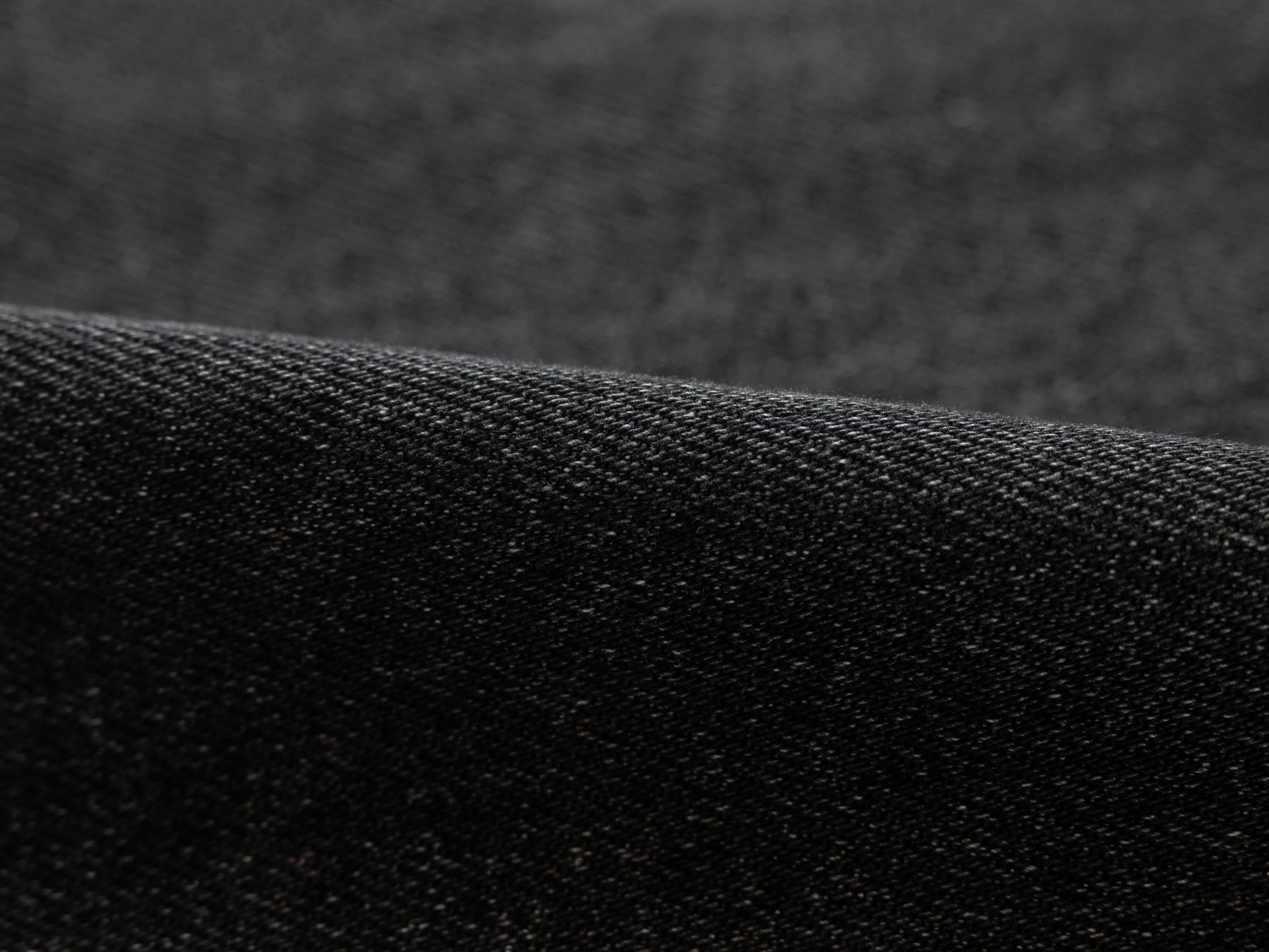 Dark-Wash Straight Leg Pants | Black