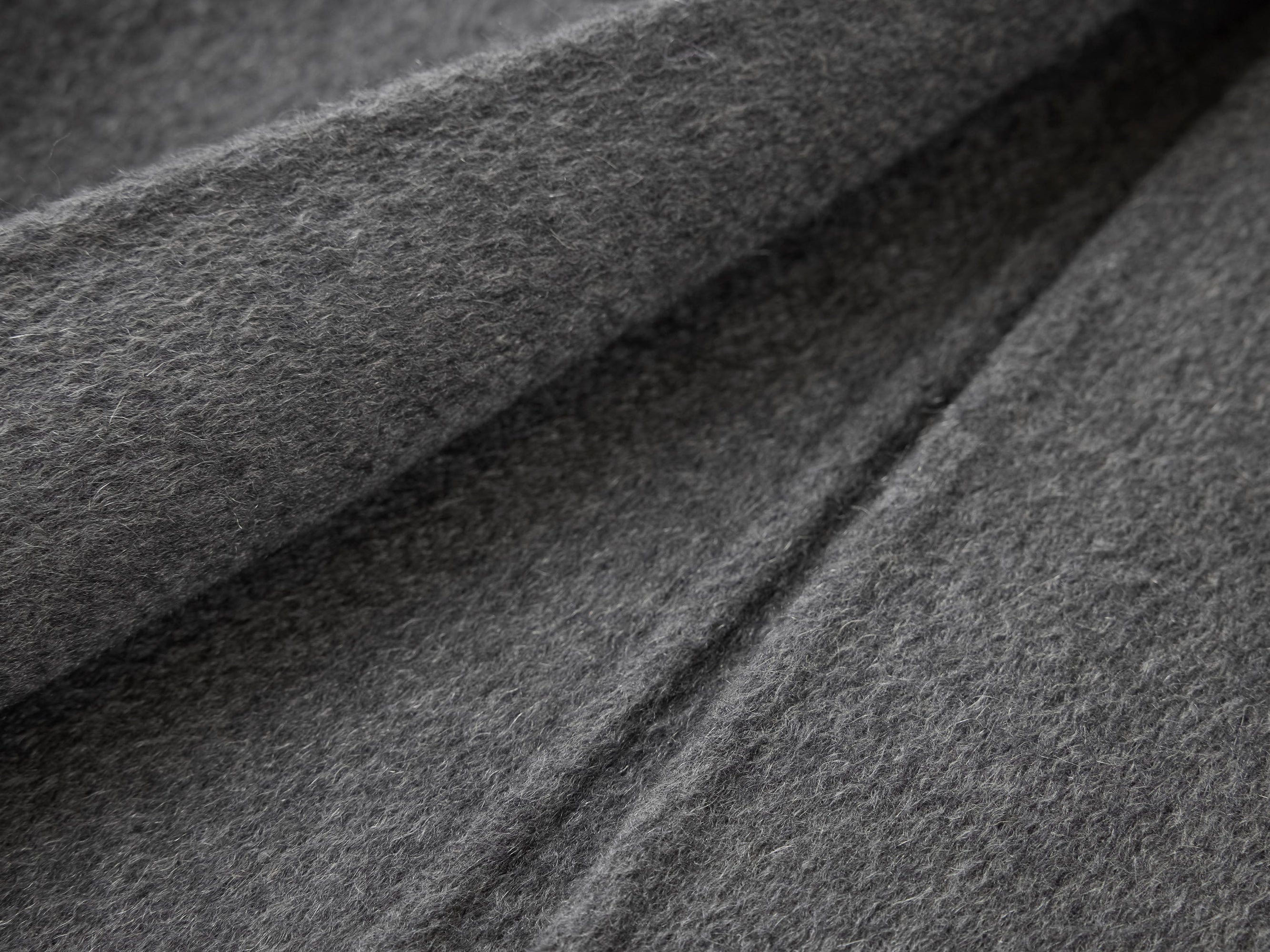 Chinese Style Cashmere Coat | Grey
