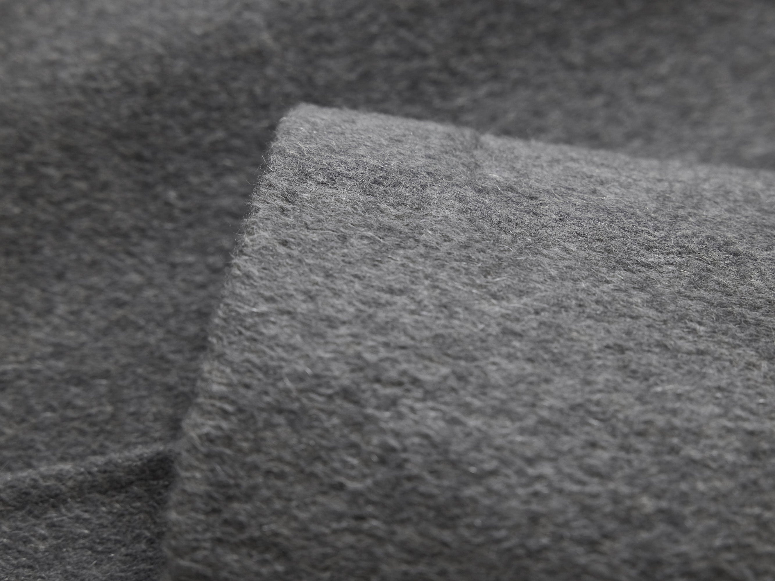 Chinese Style Cashmere Coat | Grey