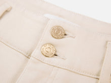 High-Waisted Wide-Leg Jean | Beige