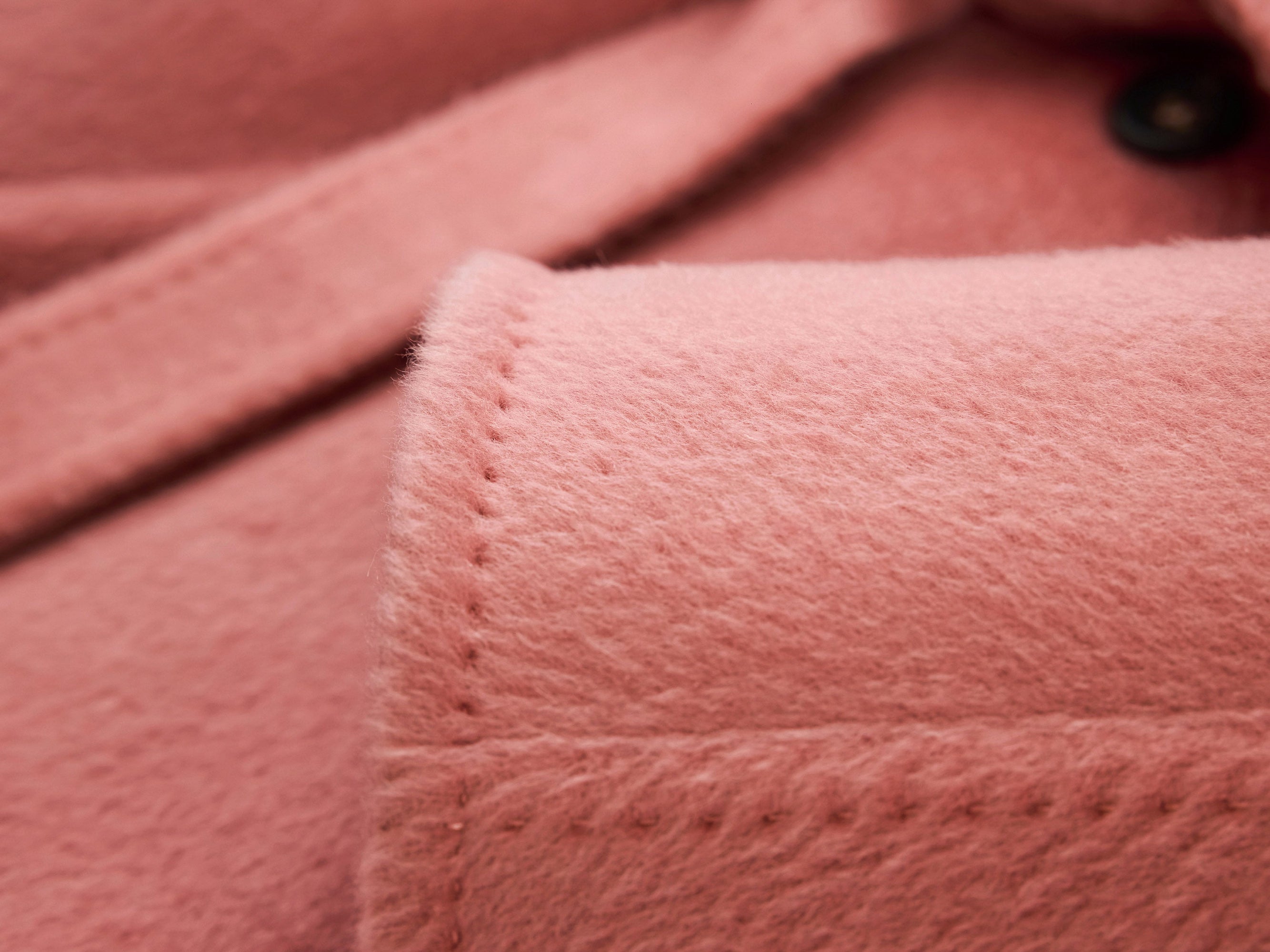 Wool Coat | Pink
