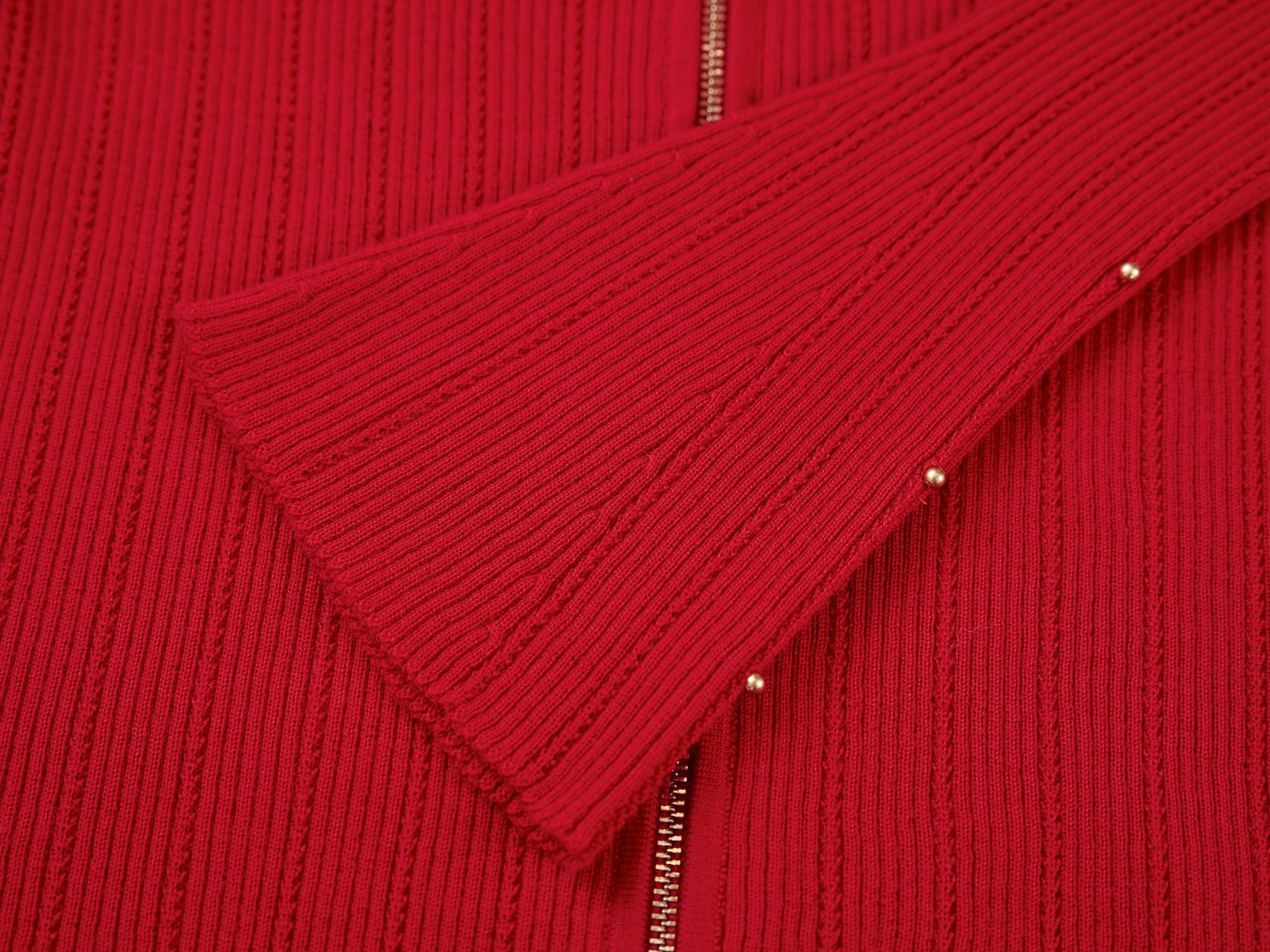 Knit Sweater | Red