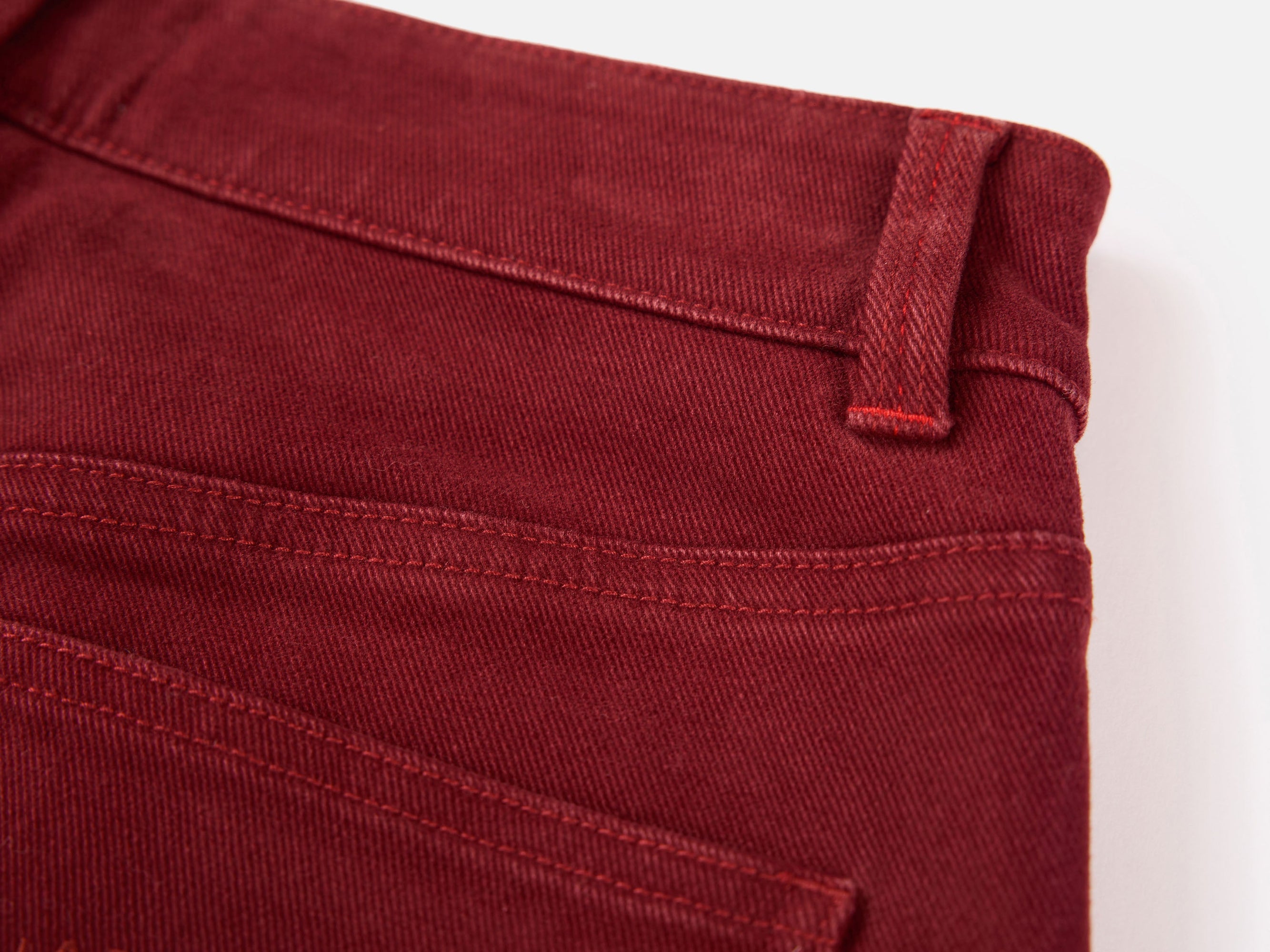 Slim Fit Pants | Red